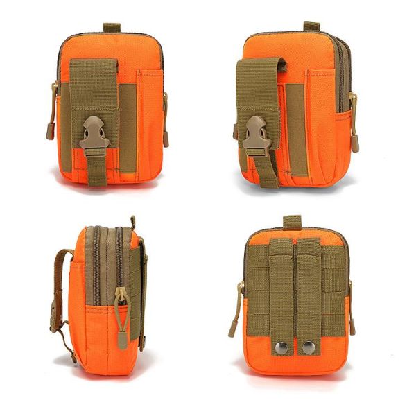 Pochette tactique Molle EDC, sac de taille, étui pour téléphone portab