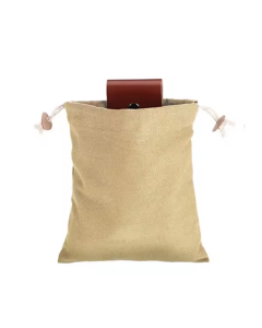 BeWild Foldable Canvas Foldable Foraging Belt Bag - Khaki