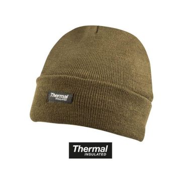 Thermal Isulated Beanie Hat - Green Bob Hat