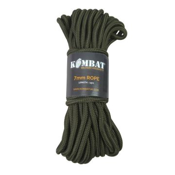 Kombat Olive Green Rope - 7mm x 15m