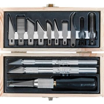 Excel Blades Professional Woodcarving Set