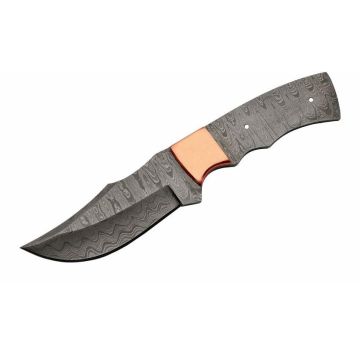 Clip Point Damascus Knife Blade Blank