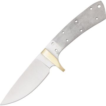 Knife Blade Blank Drop Point With Guard