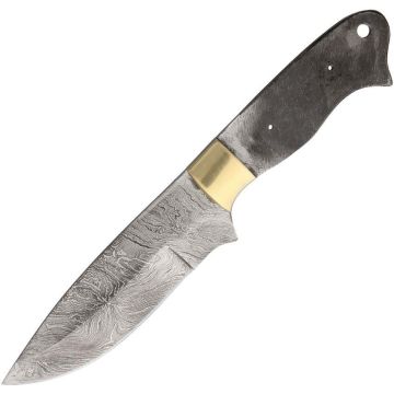 Damascus Knife Blank Drop Point