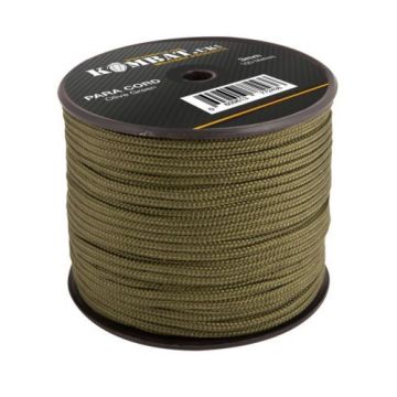 100m Paracord Reel Olive Green