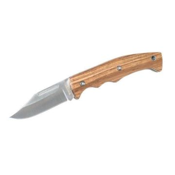Whitby SlipJoint Knife w/ Clip Point Blade (2.5") - Zebra Wood