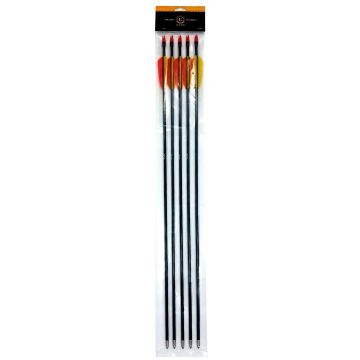 EK Archery 28" Fibreglass Arrows - Pack of 5