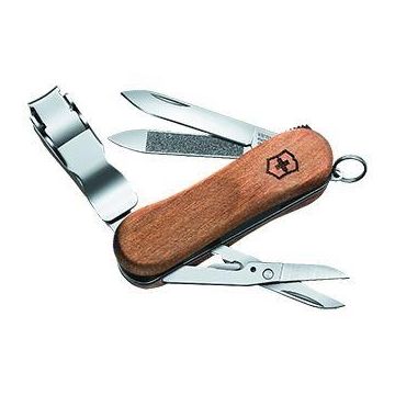 Victorinox Nail Clip Wood 580 Walnut