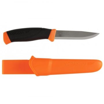 Mora Companion SRT 861F Serrated Safety Knife - Orange