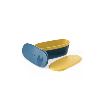 Light My Fire Snapbox Oval 2-Pack - Musty Yellow/Hazy Blue