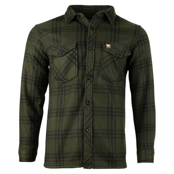 Jack Pyke Polar Fleece Shirt Green Check