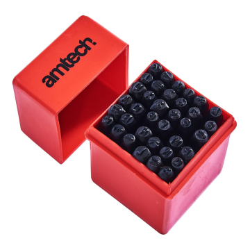 Leatherworking 36pc Number & Letter Punch Set