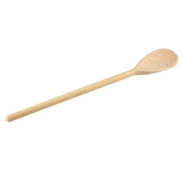 Solid Beech Wood Spoon 35cm