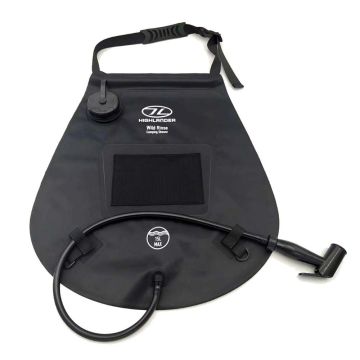 Highlander Wild Rinse Camping Shower -  Black
