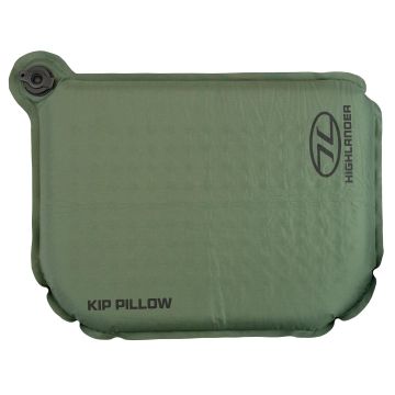 Highlander Kip Self Inflate Pillow - Olive