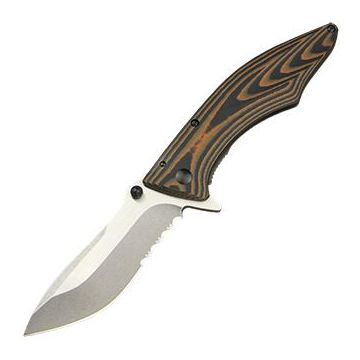Outdoor Edge 3.5"Folding Knife - 50% Serrated Version