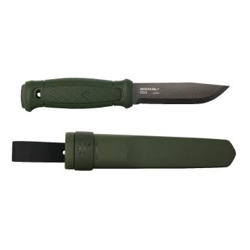 Mora Garberg Black Blade Carbon Knife - Green