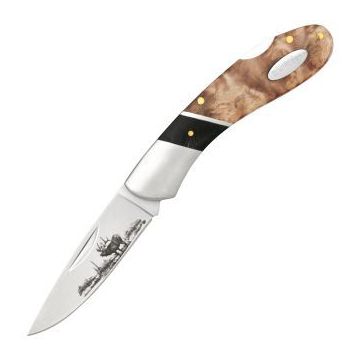 Elk Ridge Elk Etched Folding Knife