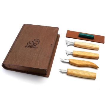 BeaverCraft S05 Chip Carving Gift Set - 4pc