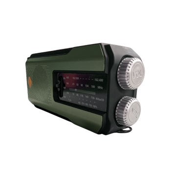 BeWild Windup & Solar Radio With Powerbank - Green