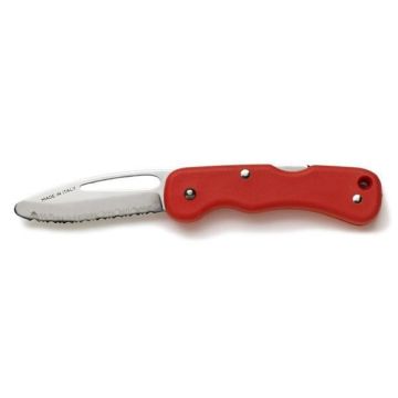 Whitby Safety/Rescue Blunt Ended Lock Knife (2.5") - Red