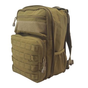 Kombat Raider Expandable Daypack Rucksack - Coyote