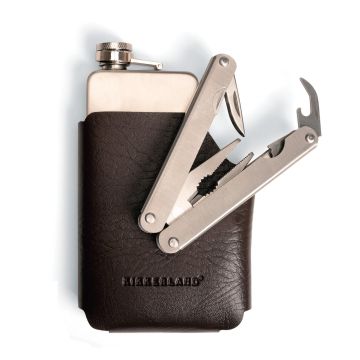 Kikkerland Hip Flask & Multi Tool Set