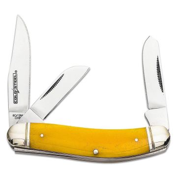 Cold Steel Gentleman's Stockman Yellow Bone
