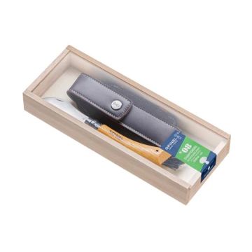 Opinel No.8 Mushroom Knife & Pouch Gift Set