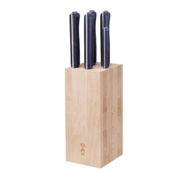 Opinel Intempora Knife Block Set - 5pc