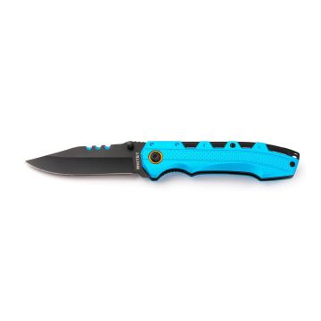 Whitby Liner Lock Knife - Blue Aluminium (3.25")