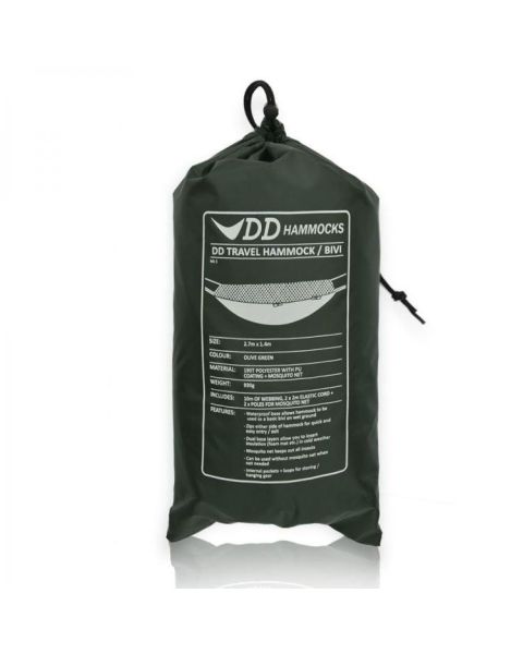 DD Travel Hammock / Bivi - Olive green