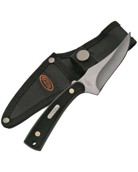 Rite Edge Black Sawcut Handle Fixed Blade Knife