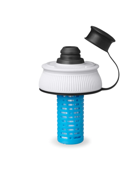 HydraPak Breakaway+ Filter Cap Grey/HP Blue