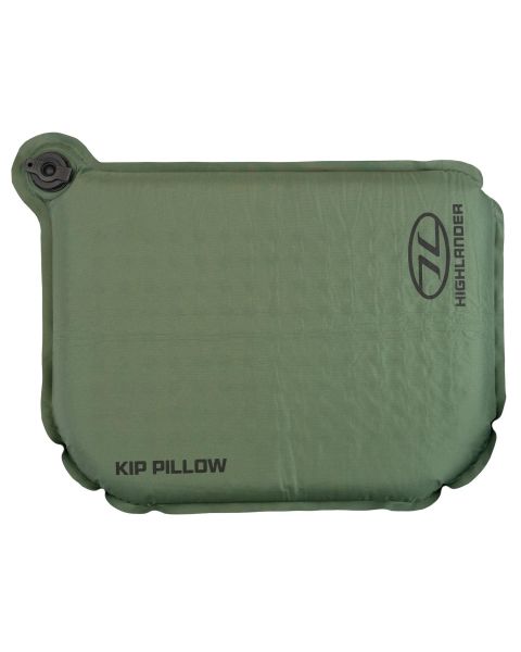 Highlander Kip Self Inflate Pillow - Olive