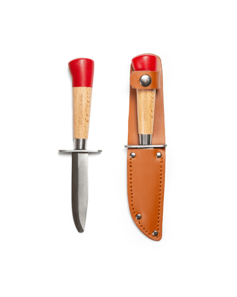 Huckleberry Kids Explorer Bushcraft Knife With Leather Sheath