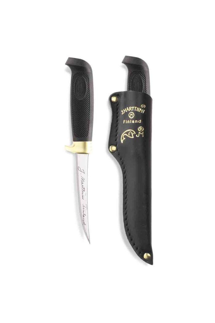 Marttiini Golden Trout 4" Filleting Knife /w Leather Sheath