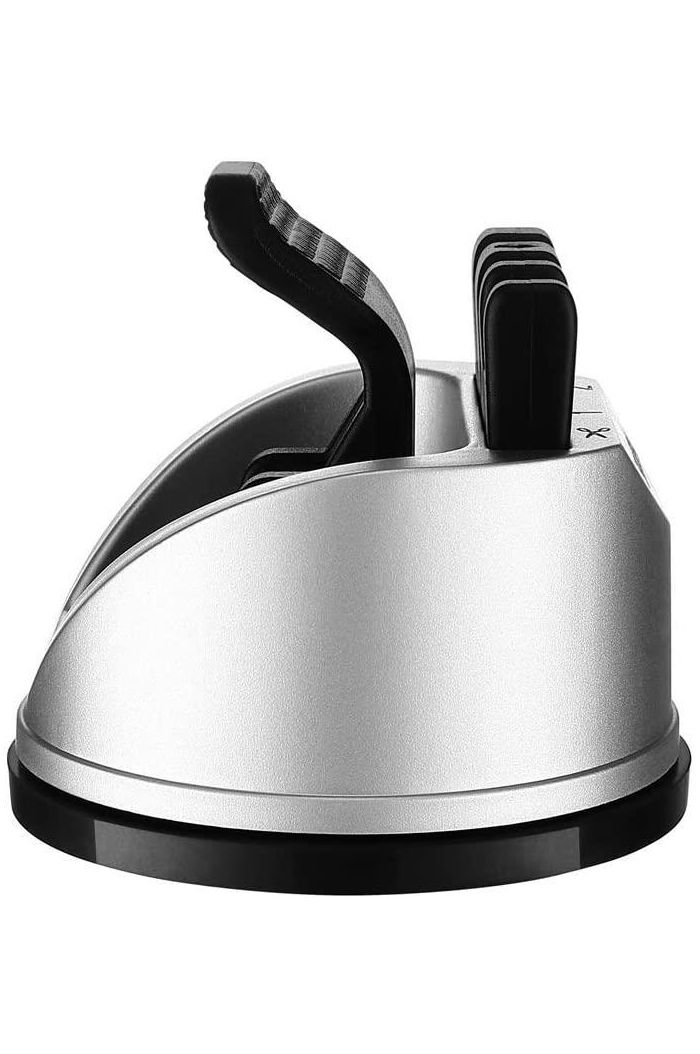 Sharpal 3-Stage Knife & Scissors Sharpener w/Suction Cup