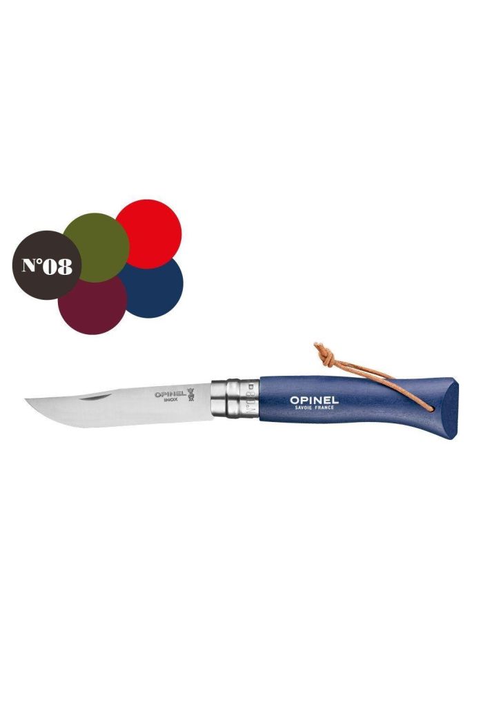 Opinel No.8 Trekking Knife - Dark Blue