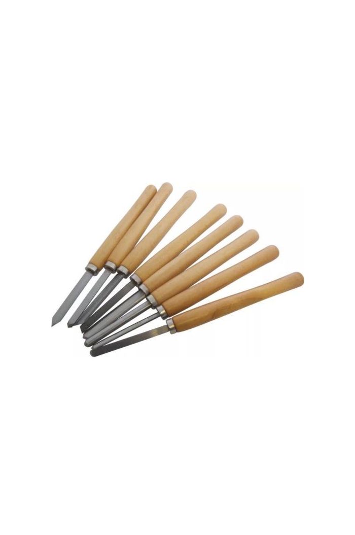 Wood Carver's 8pc Lathe Chisel Set