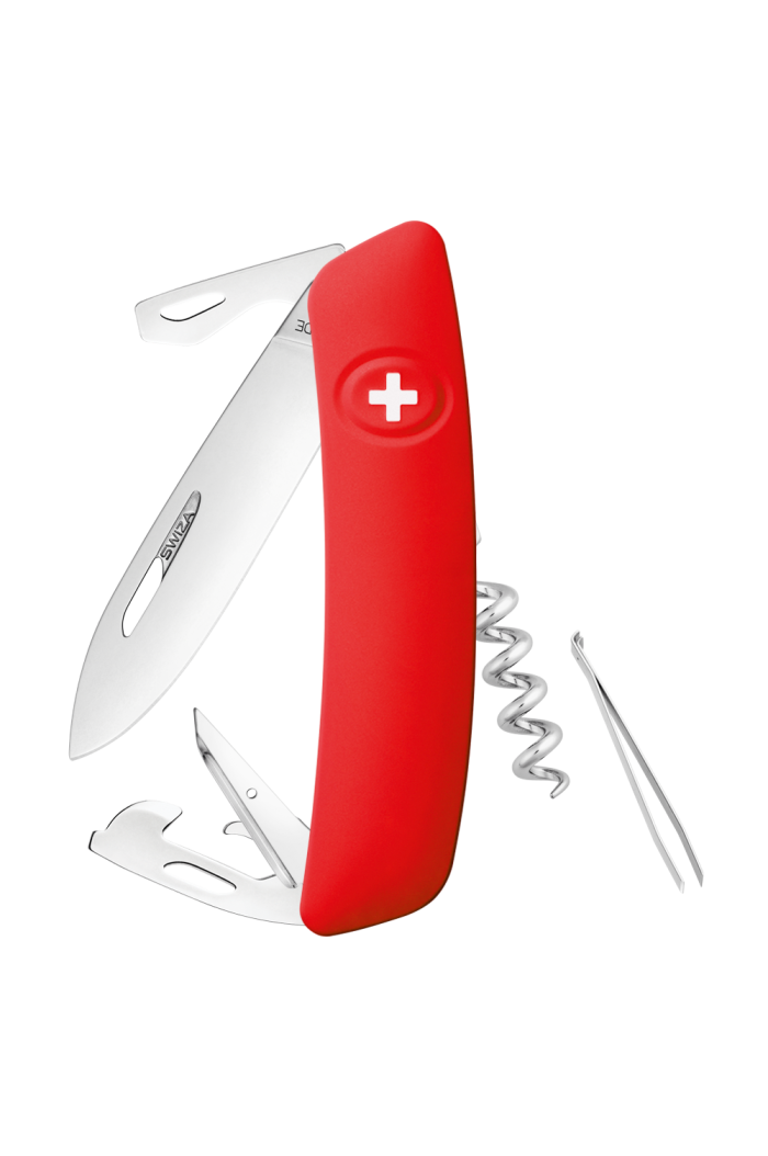 SWIZA D03 Red Legal Carry Swiss Army Knife