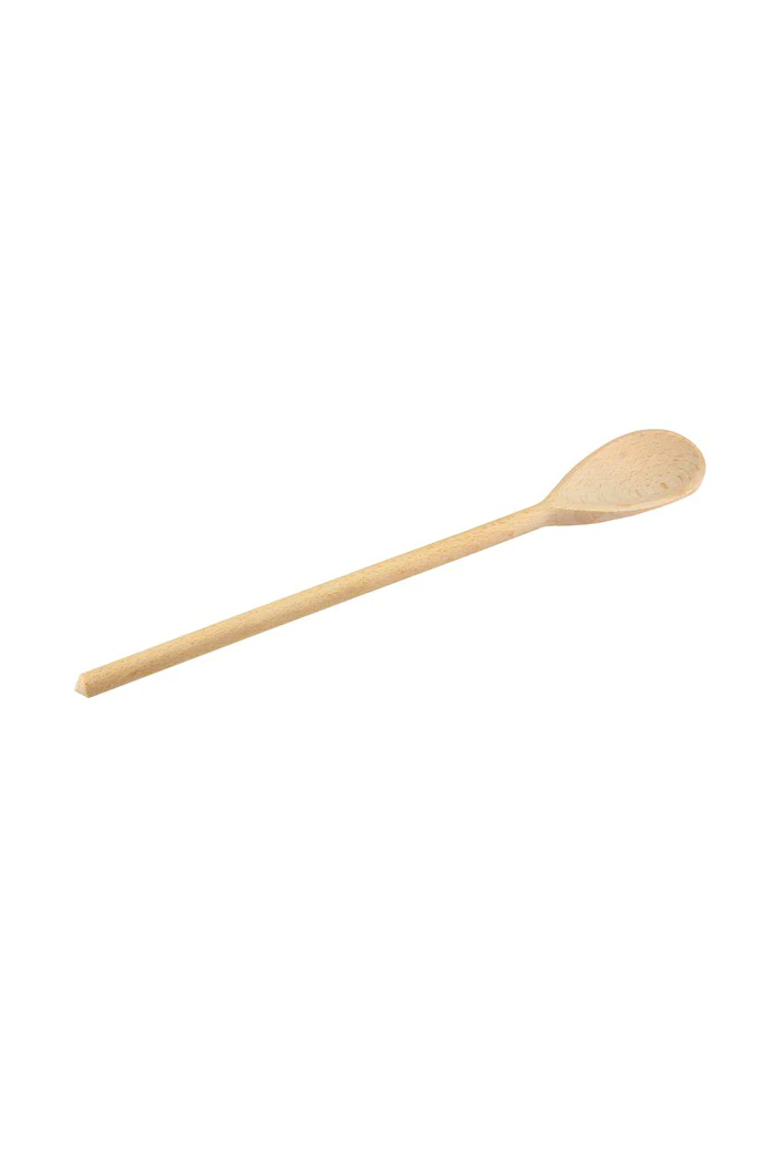 Solid Beech Wood Spoon 35cm