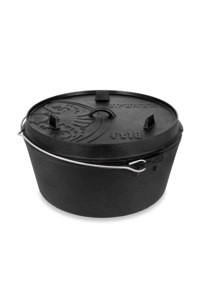 Petromax 16.1L Cast Iron Dutch Oven with Legs