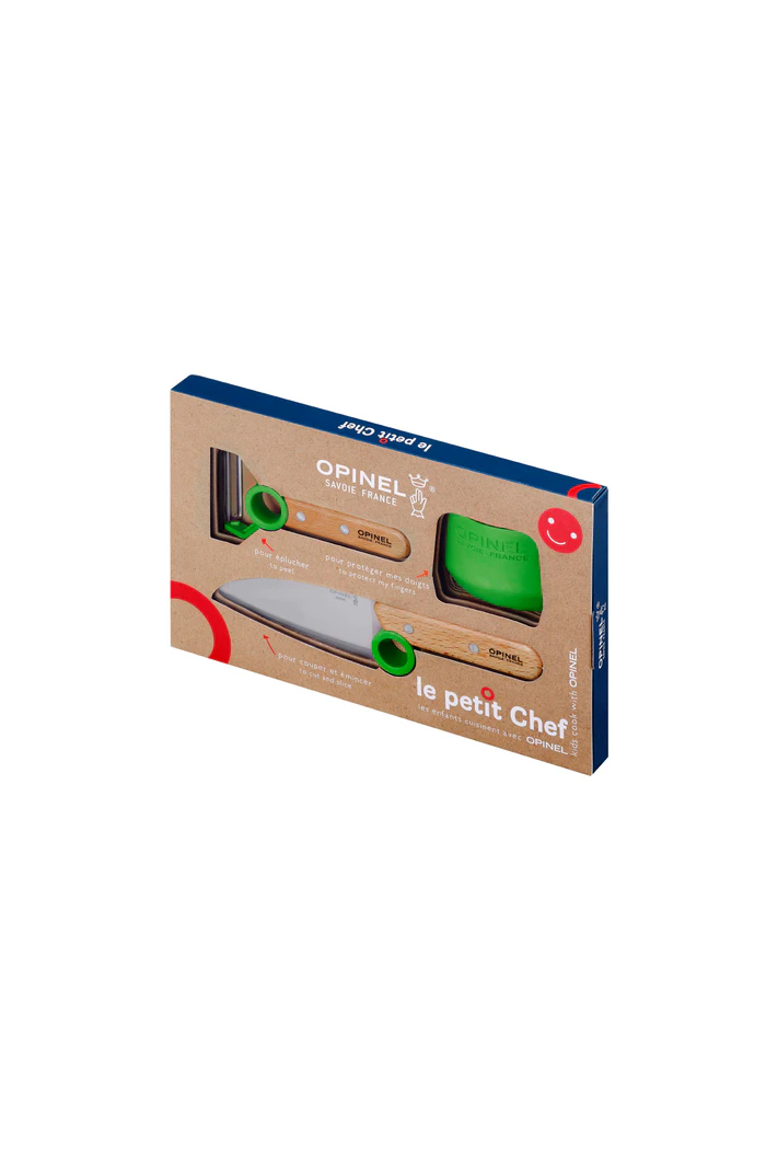 Opinel Le Petit Chef Box Set - Green