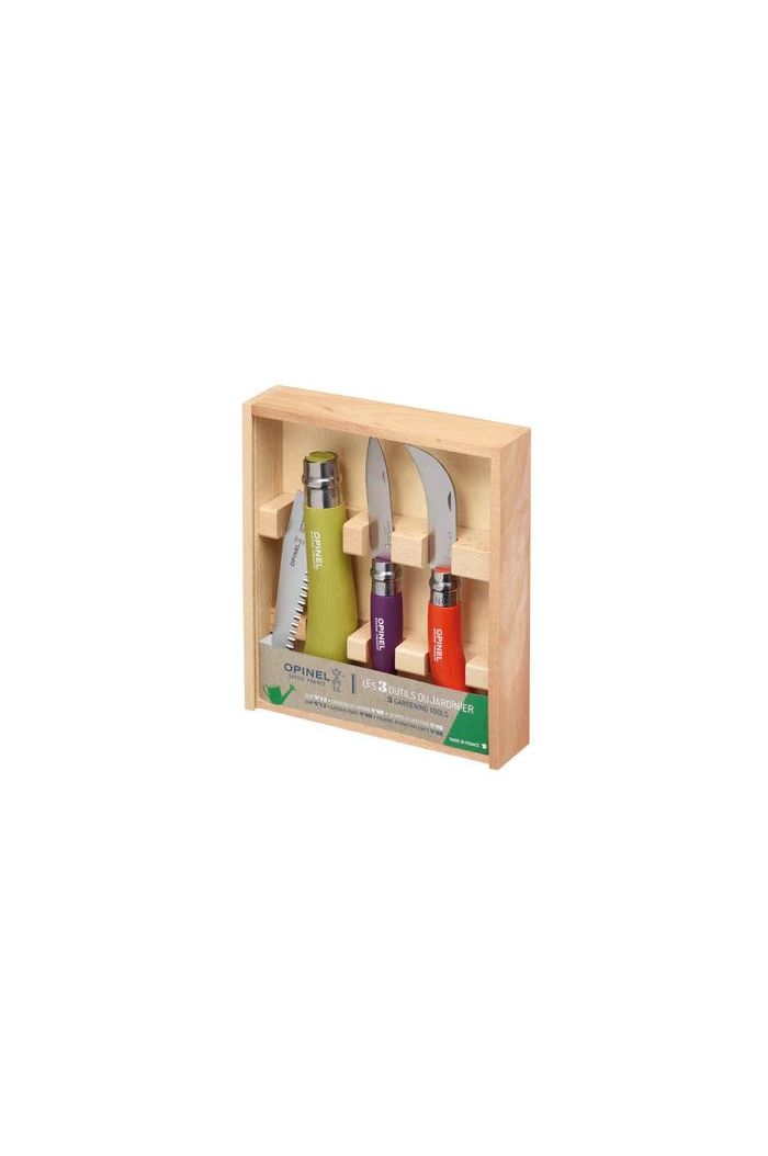 Opinel Coloured 3pc Gardeners Set