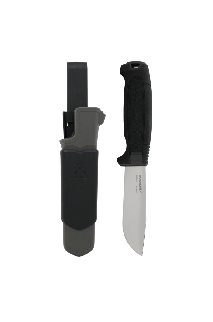 Mora Amberg Full Flat Grind Black - Stainless