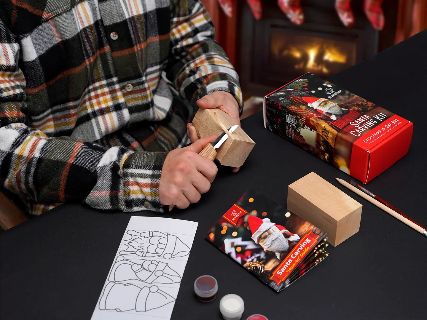 BeaverCraft Santa Carving Kit by Woodcraft