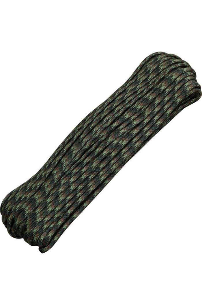 Atwood 550 Paracord Woodland Camo 100ft Hank