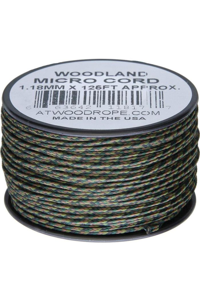 Atwood Micro Cord Paracord 125ft Woodland