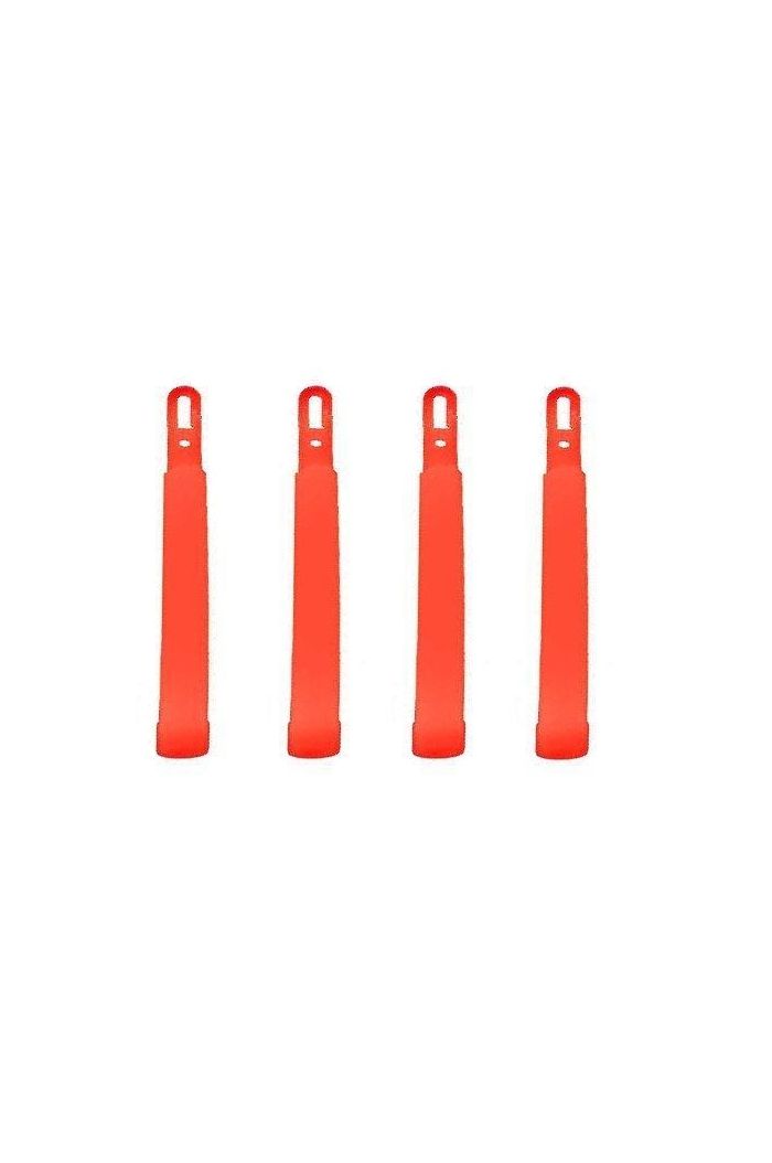 Illumiglow 6" Glowstick 4 Pack (3x12hr, 1x30min) - Red
